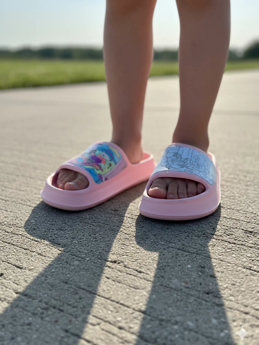Chinelo de Colorir Bobbie Goods com Estojo