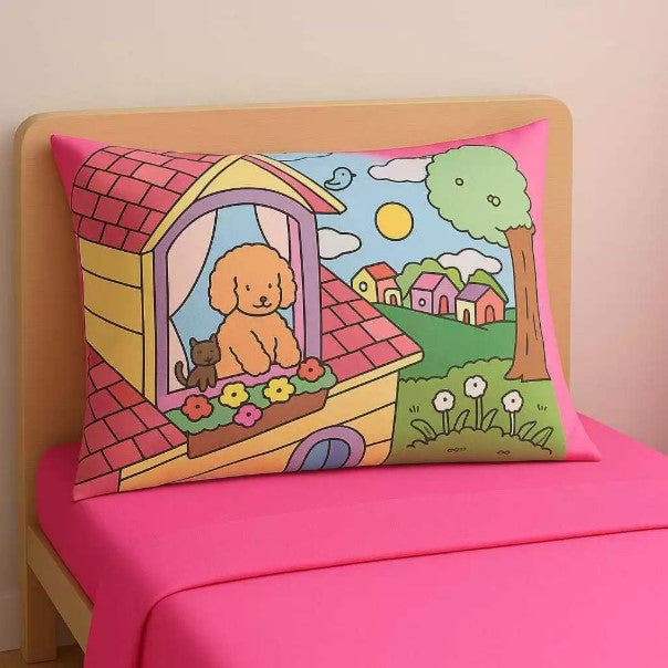 JOGO DE LENÇOL BOBBIE GOODS INFANTIL MICROPERCAL SOLTEIRO TOQUE SUAVE