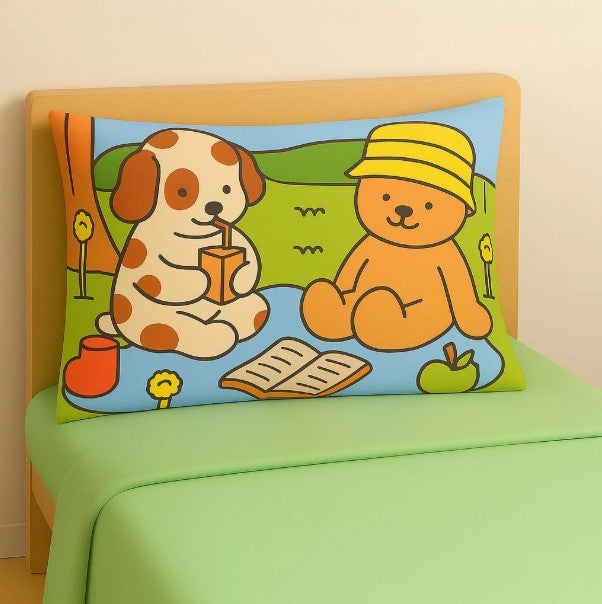JOGO DE LENÇOL BOBBIE GOODS INFANTIL MICROPERCAL SOLTEIRO TOQUE SUAVE