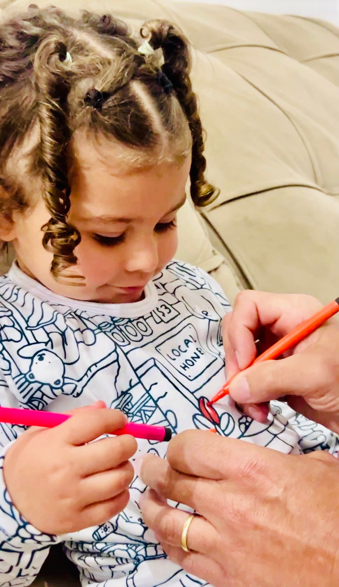 Pijama Infantil Bobbie Goods com Canetinhas Laváveis Unissex