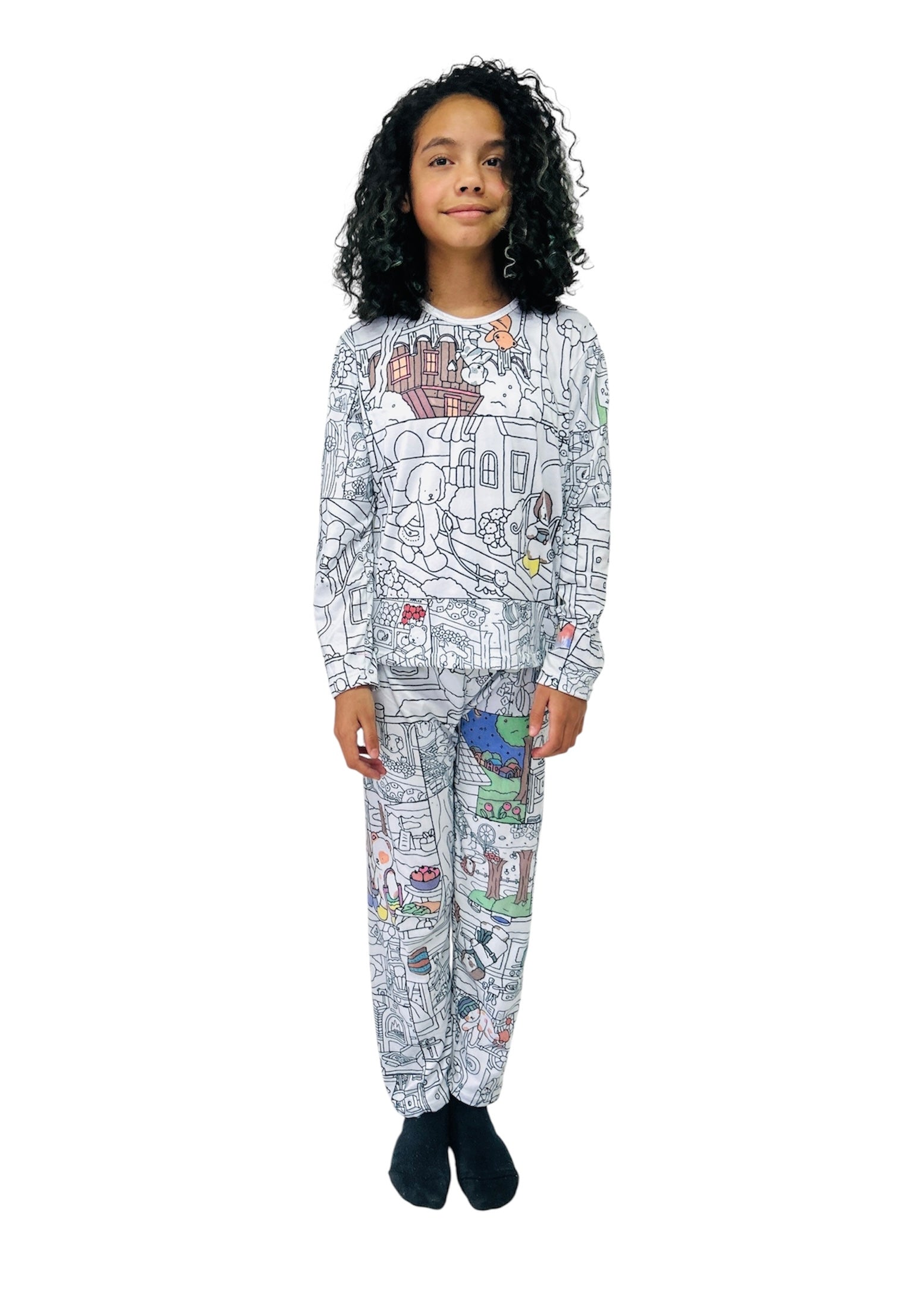 Pijama Infantil Bobbie Goods com Canetinhas Laváveis Unissex