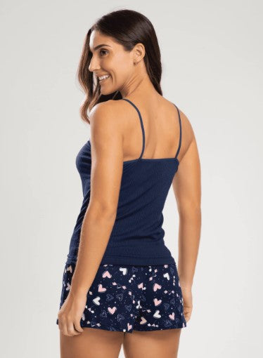 Pijama Feminino Curto - Canelado Super Premium