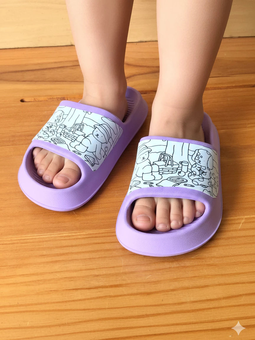 Chinelo de Colorir Bobbie Goods com Estojo