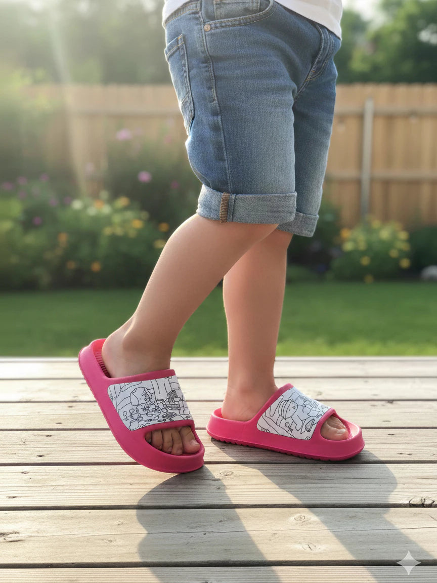 Chinelo de Colorir Bobbie Goods com Estojo