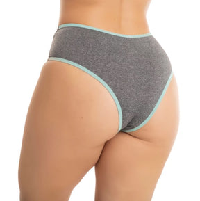 Kit 10 Calcinhas Fitness Cos Alto Duplo Modeladora Segura Barriga Cinta Feminina Conforto