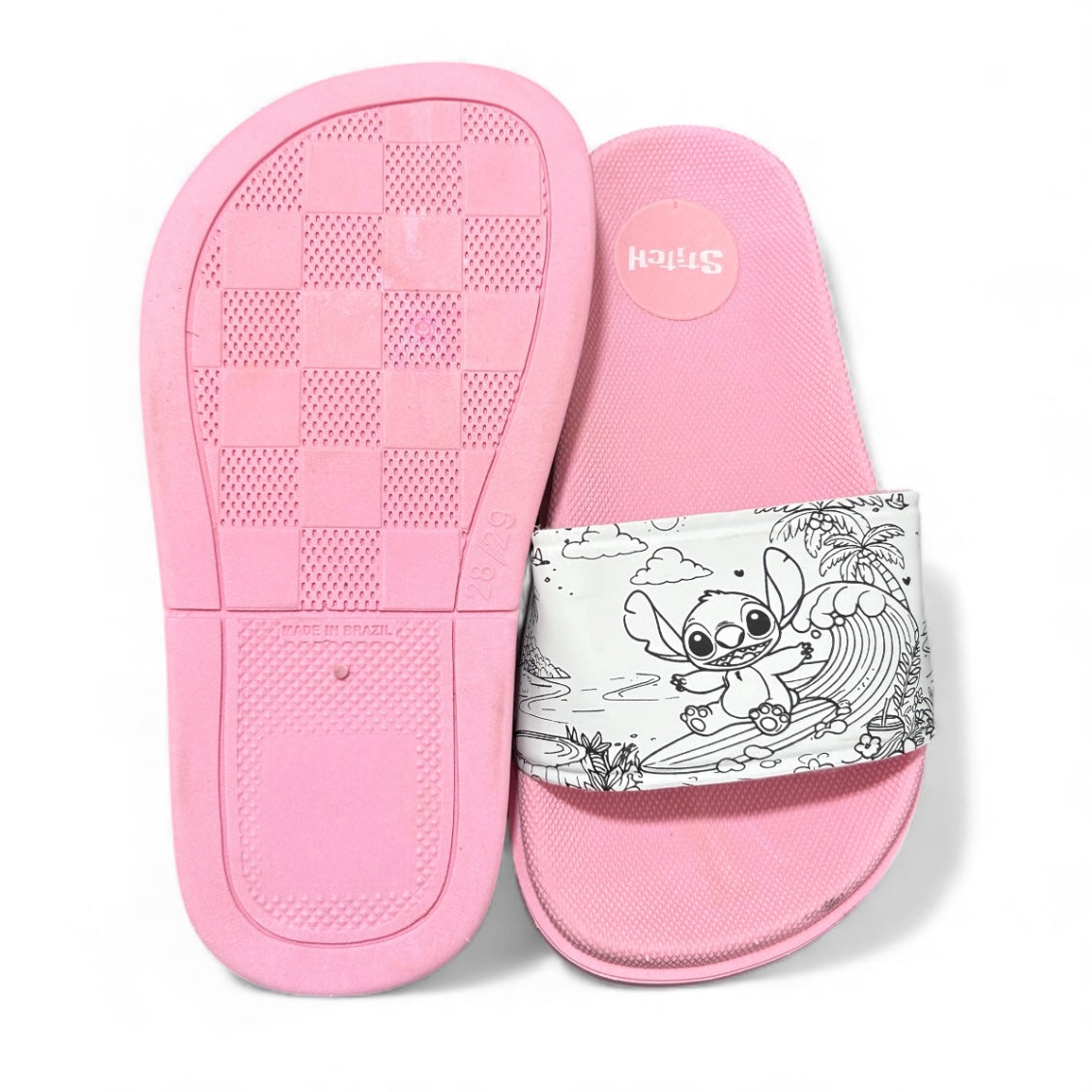 CHINELO SLIDE DE COLORIR BOOBIE GOODS / STITCH