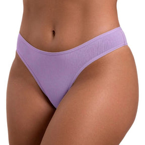 Kit 10 Calcinhas Cotton Confort Algodão Tanga Básica Feminina