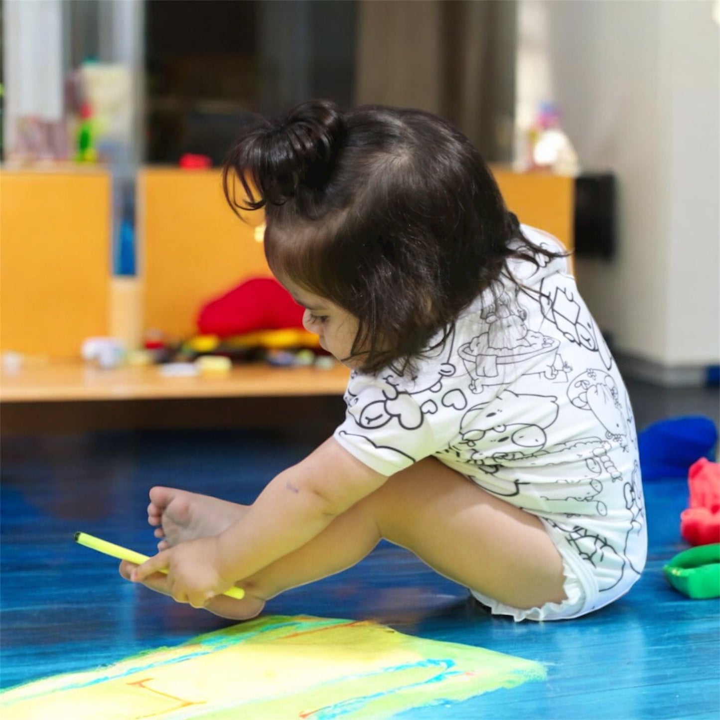 Body Bebê Capivara com Canetinhas Laváveis Unissex