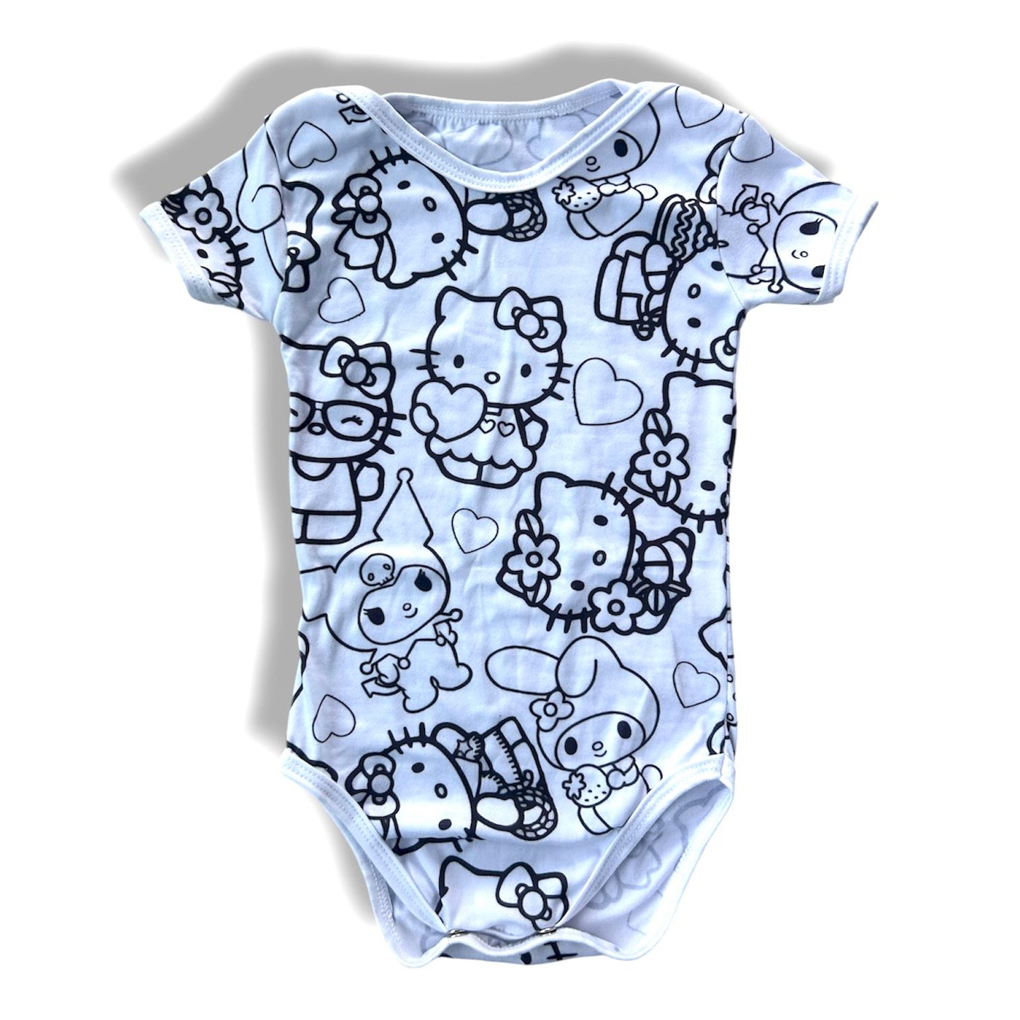 Body Bebê Hello Kitty com Canetinhas Laváveis Unissex