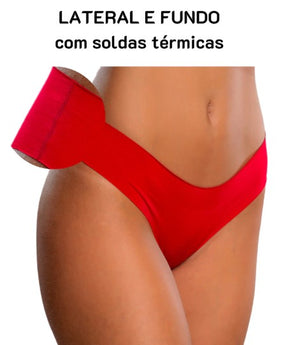 Kit 5 Calcinhas Sem Costura em Microfibra