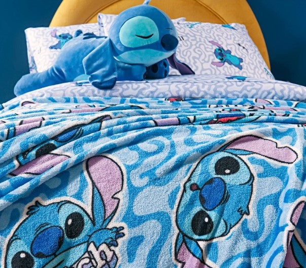 Manta Infantil Cama de Solteiro Personagem Lilo e Stitch