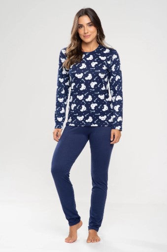 Pijama Feminino Longo - Inverno Quentinho
