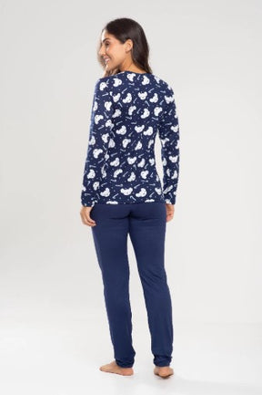 Pijama Feminino Longo - Inverno Quentinho